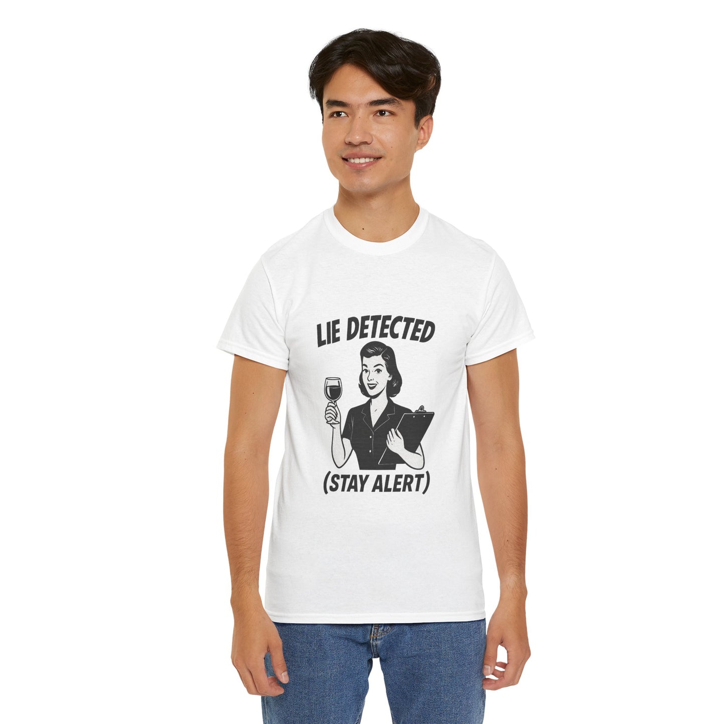 Funny Lie Detected Unisex Tee
