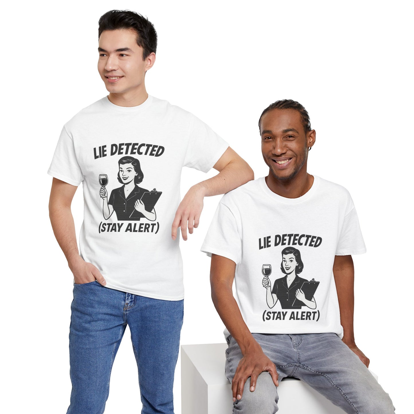 Funny Lie Detected Unisex Tee