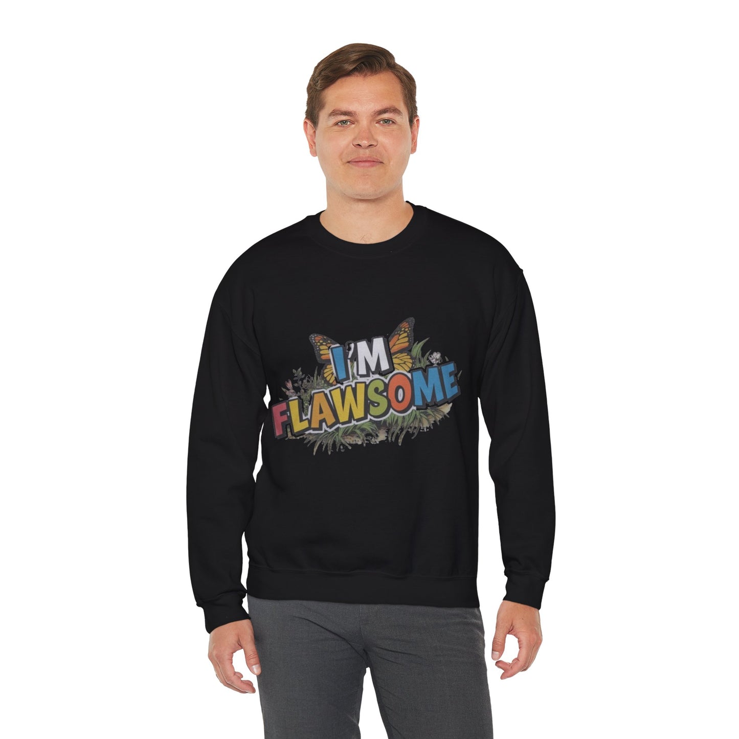 Crewneck Sweatshirt -I'm Flawsome