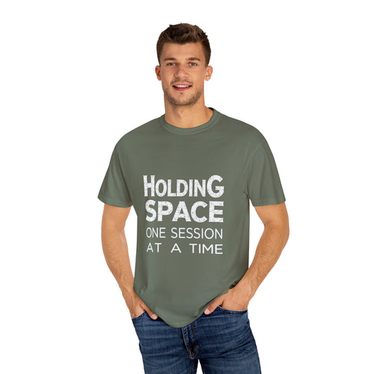 Unisex Garment-Dyed T-shirt -Holding Space
