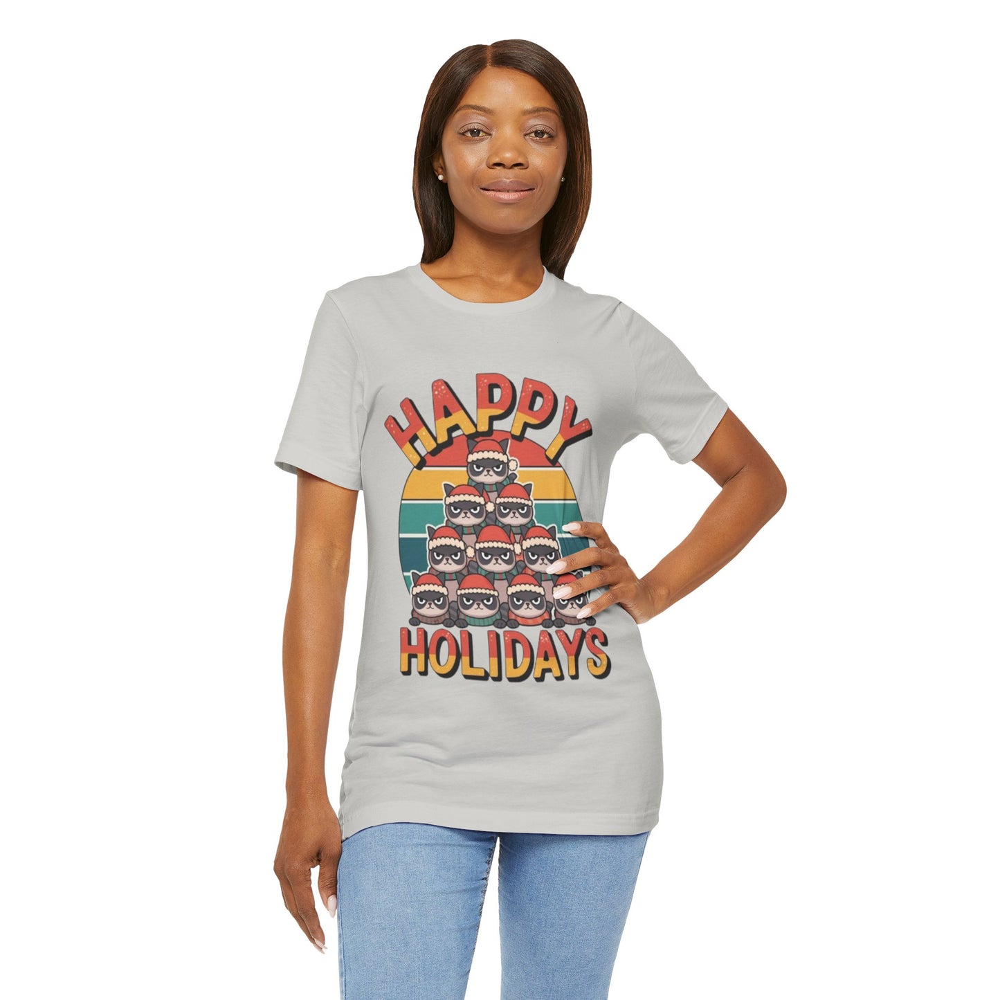 Unisex Jersey Short Sleeve Tee - Happy Holidays