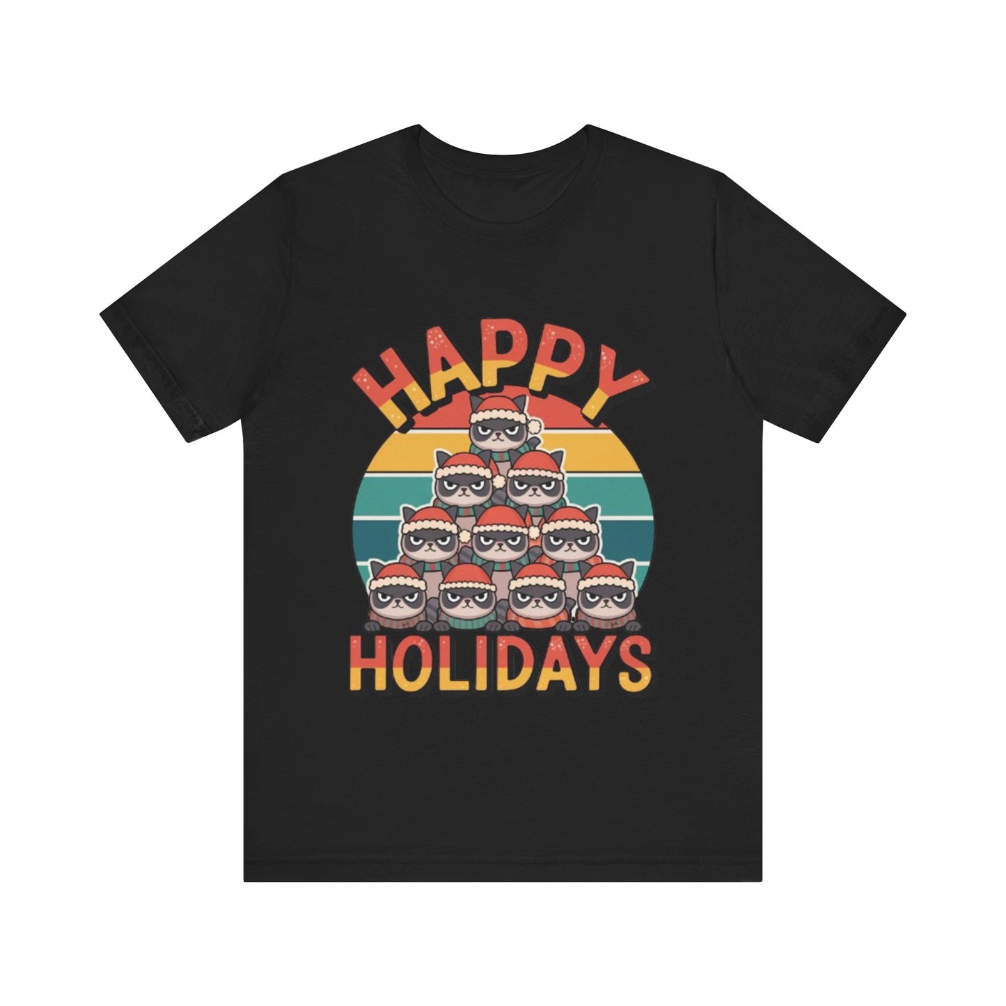 Unisex Jersey Short Sleeve Tee - Happy Holidays