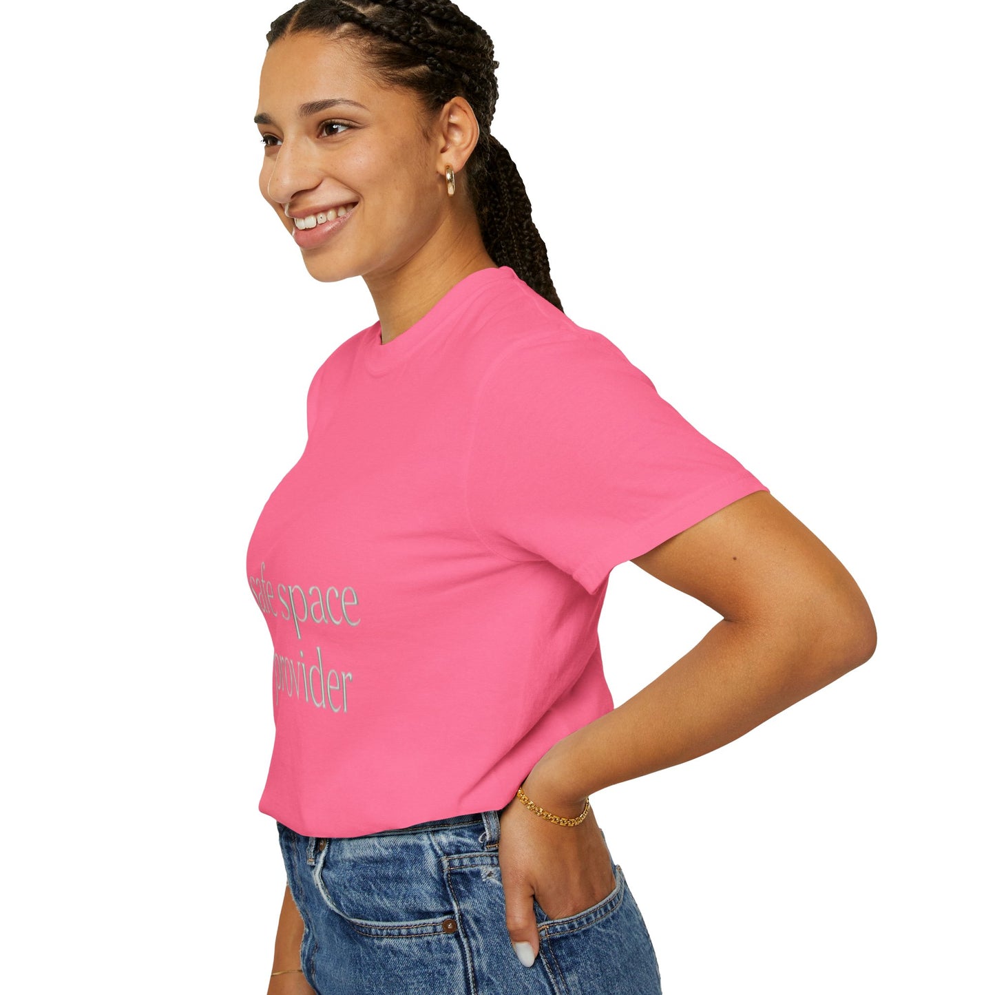Unisex Garment-Dyed T-shirt -Safe Space Provider