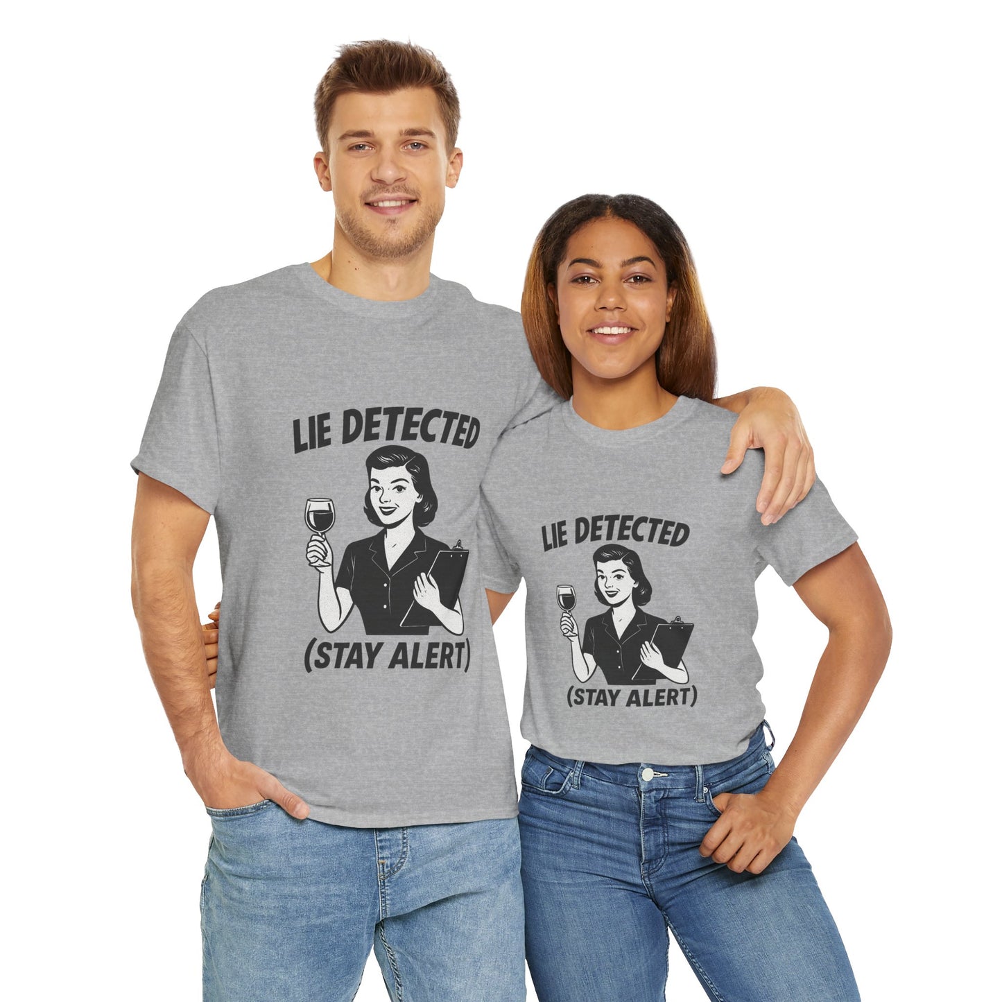 Funny Lie Detected Unisex Tee