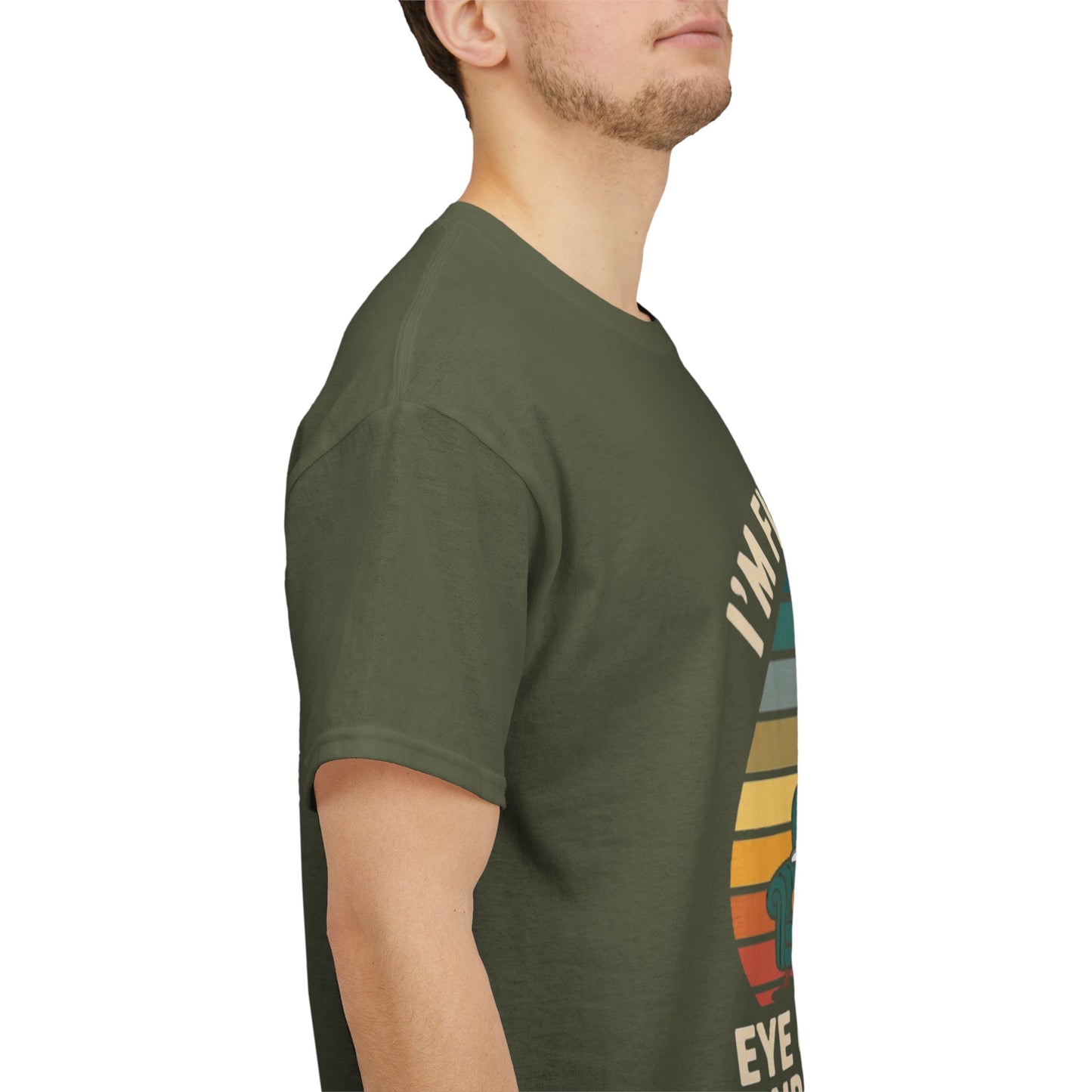 Unisex Heavy Cotton Tee -Fluent in Eye Contact