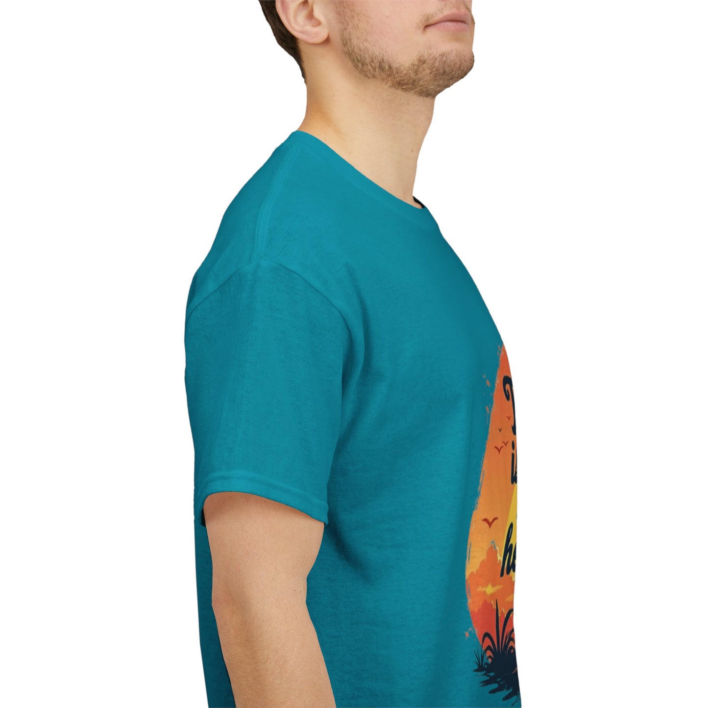 Unisex Heavy Cotton Tee - The Brain is Powerful' Inspirational T-Shirt