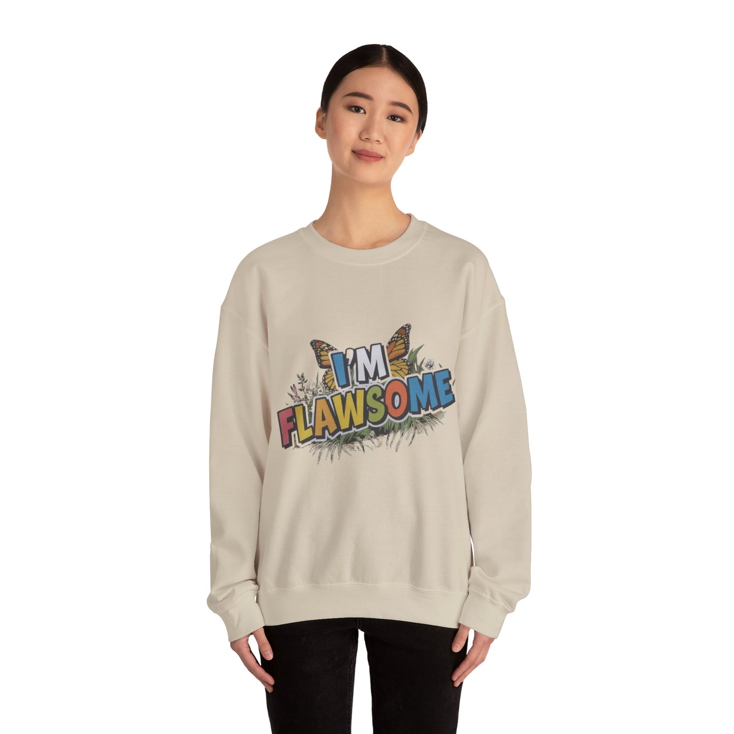 Crewneck Sweatshirt -I'm Flawsome