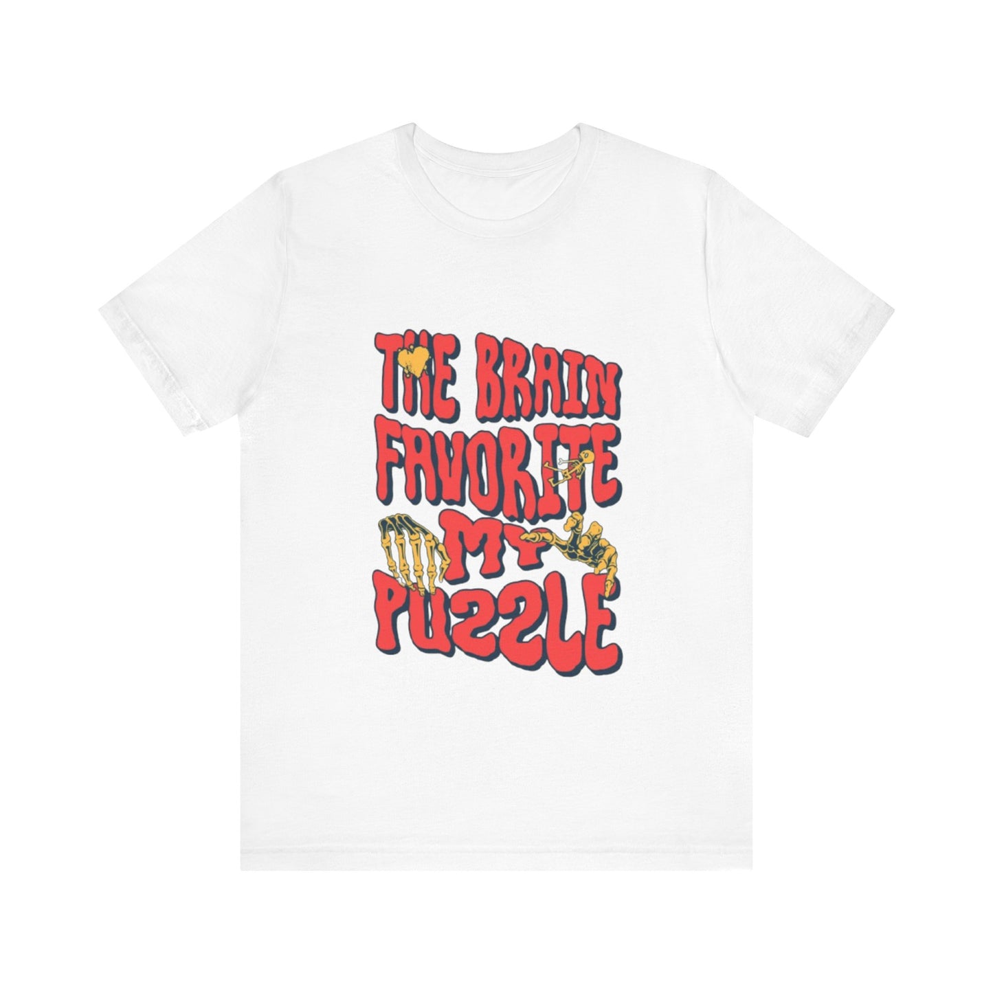 Psychology Enthusiast Unisex Tee - The Brain is my Favorite Puzzle