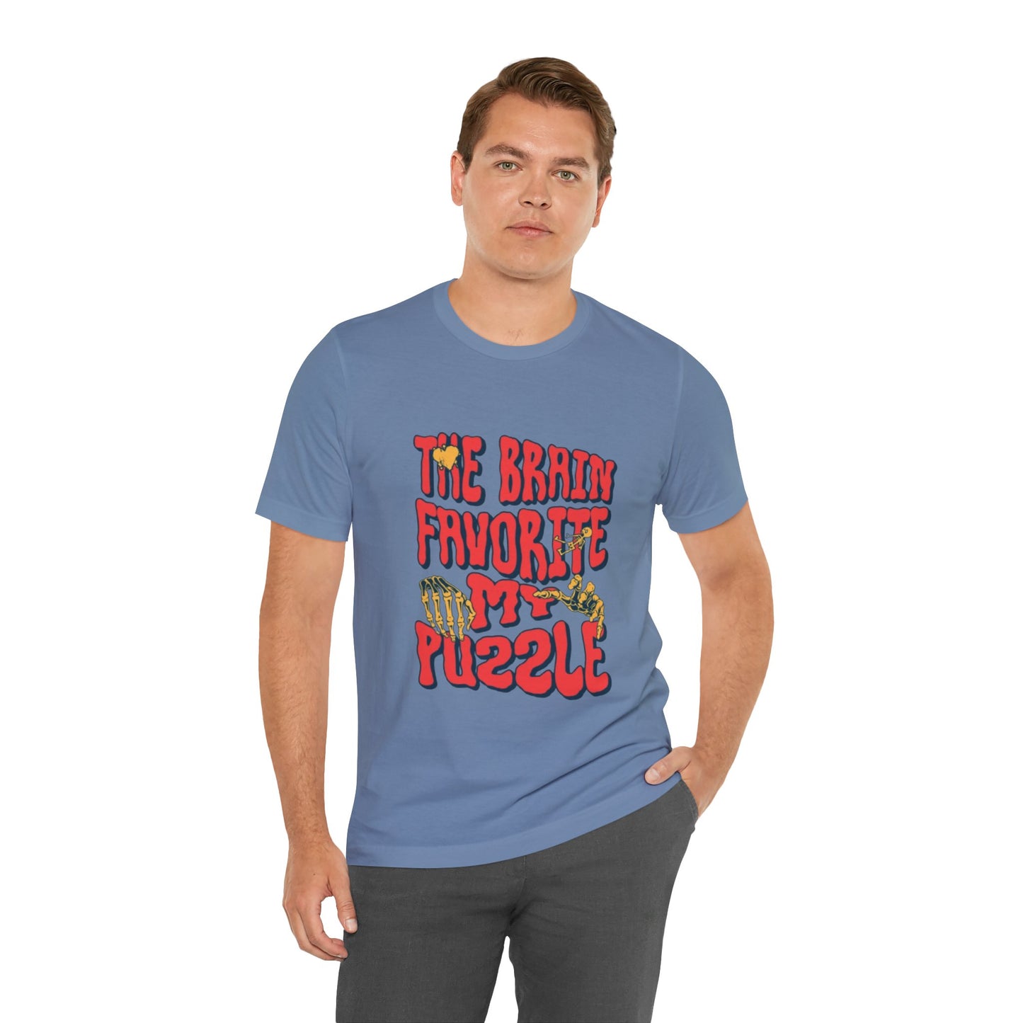 Psychology Enthusiast Unisex Tee - The Brain is my Favorite Puzzle