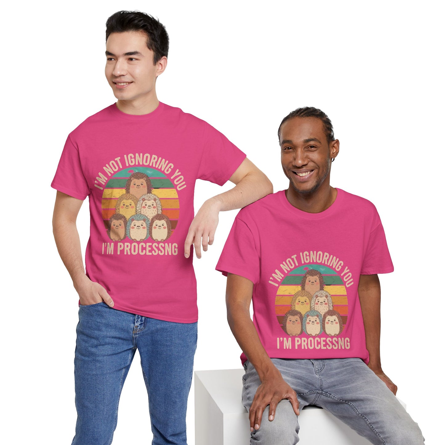 Funny Psychology Unisex Tee - 'I'm Not Ignoring You, I'm Processing'