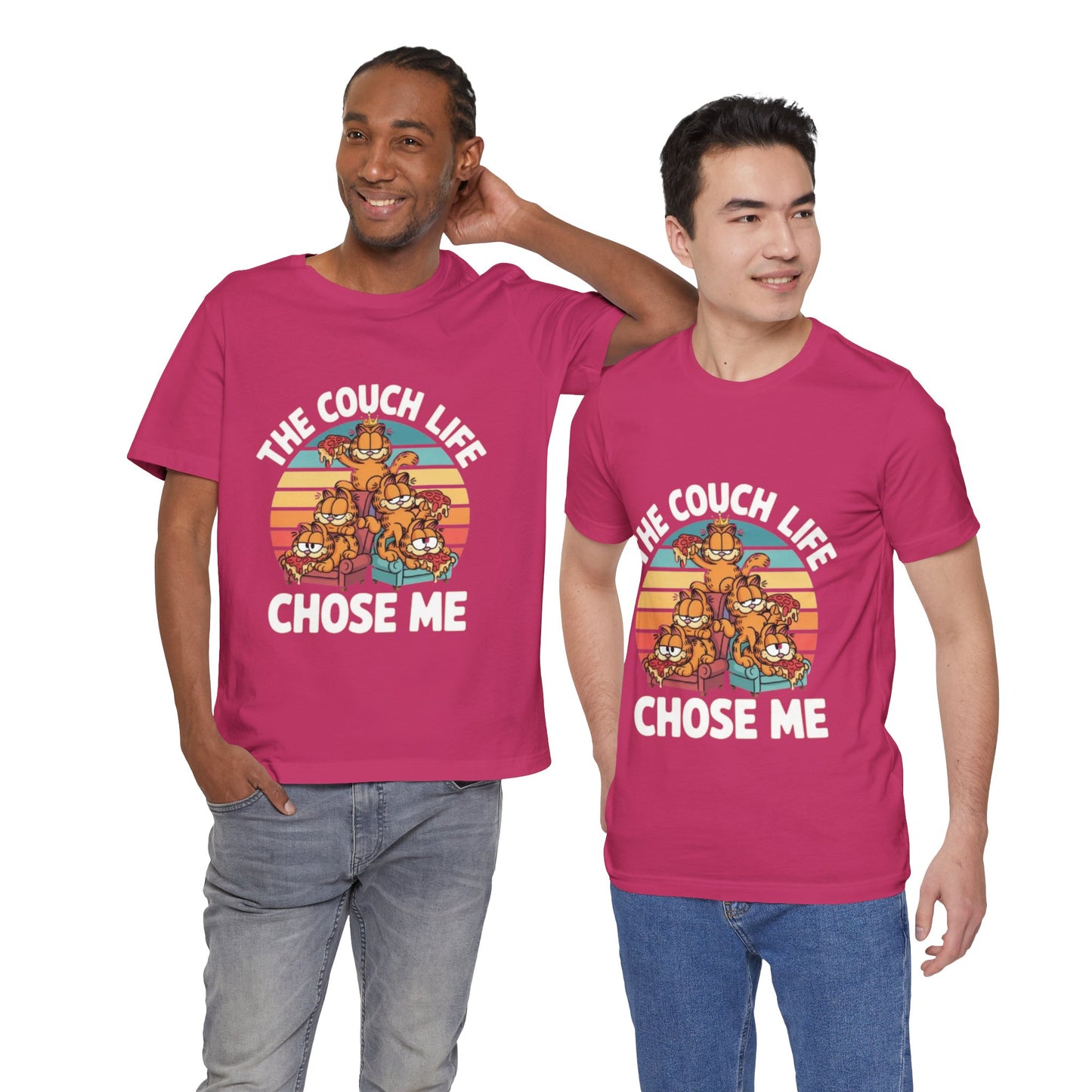 Vintage Unisex Tee - The Couch Life Chose Me