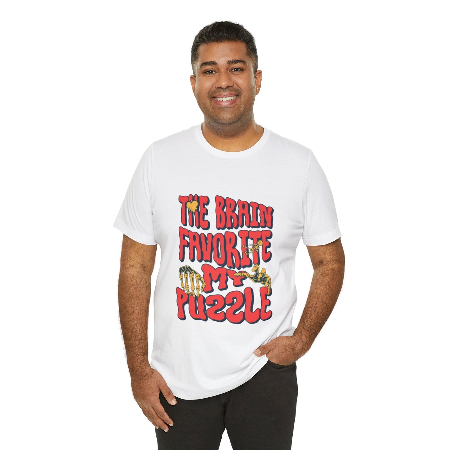 Psychology Enthusiast Unisex Tee - The Brain is my Favorite Puzzle