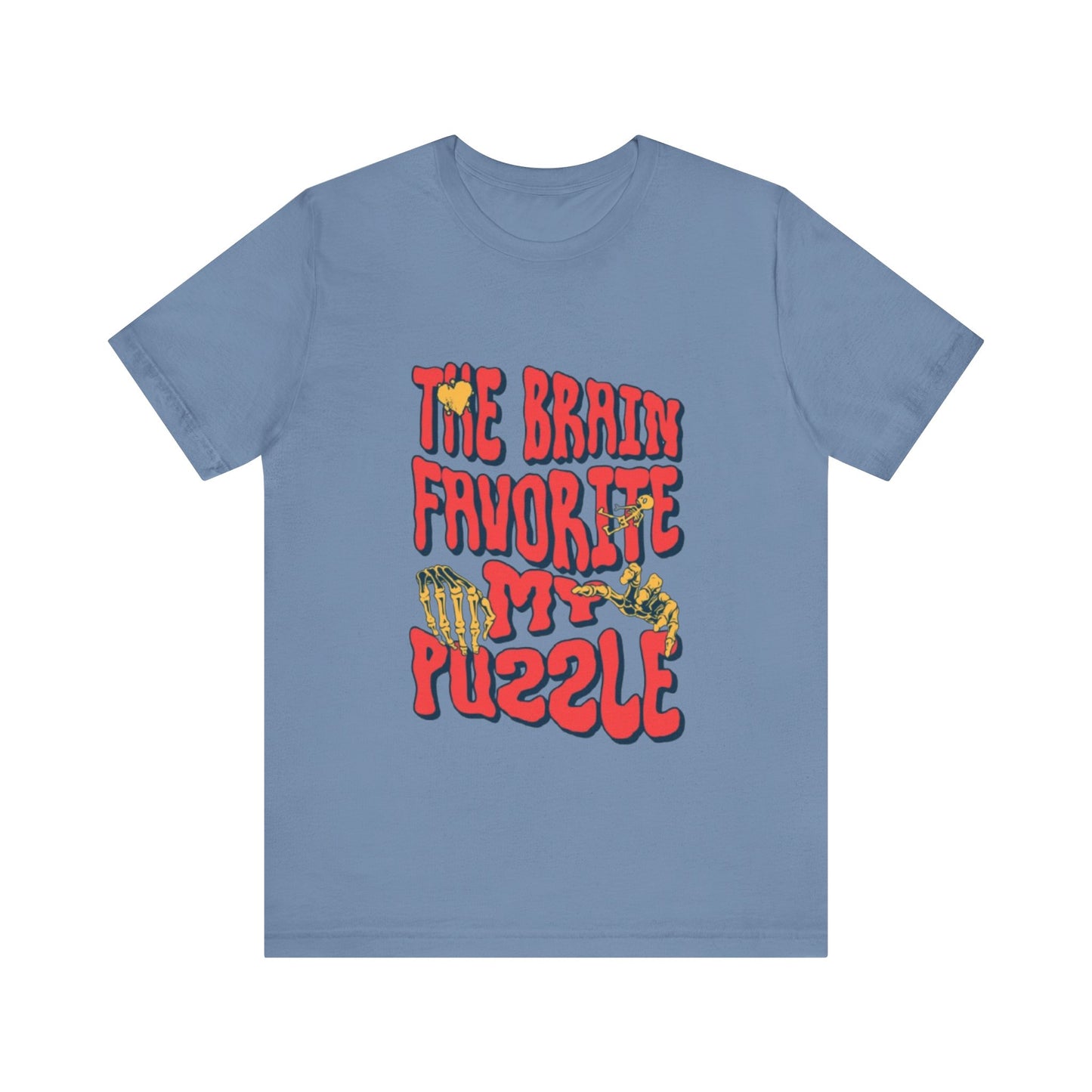 Psychology Enthusiast Unisex Tee - The Brain is my Favorite Puzzle