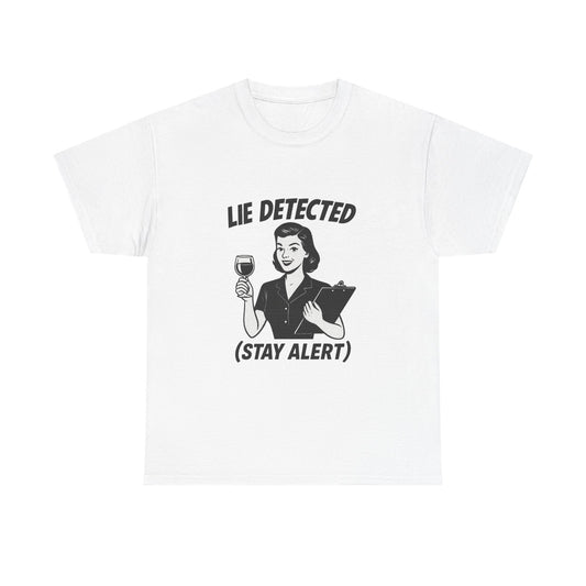 Funny Lie Detected Unisex Tee