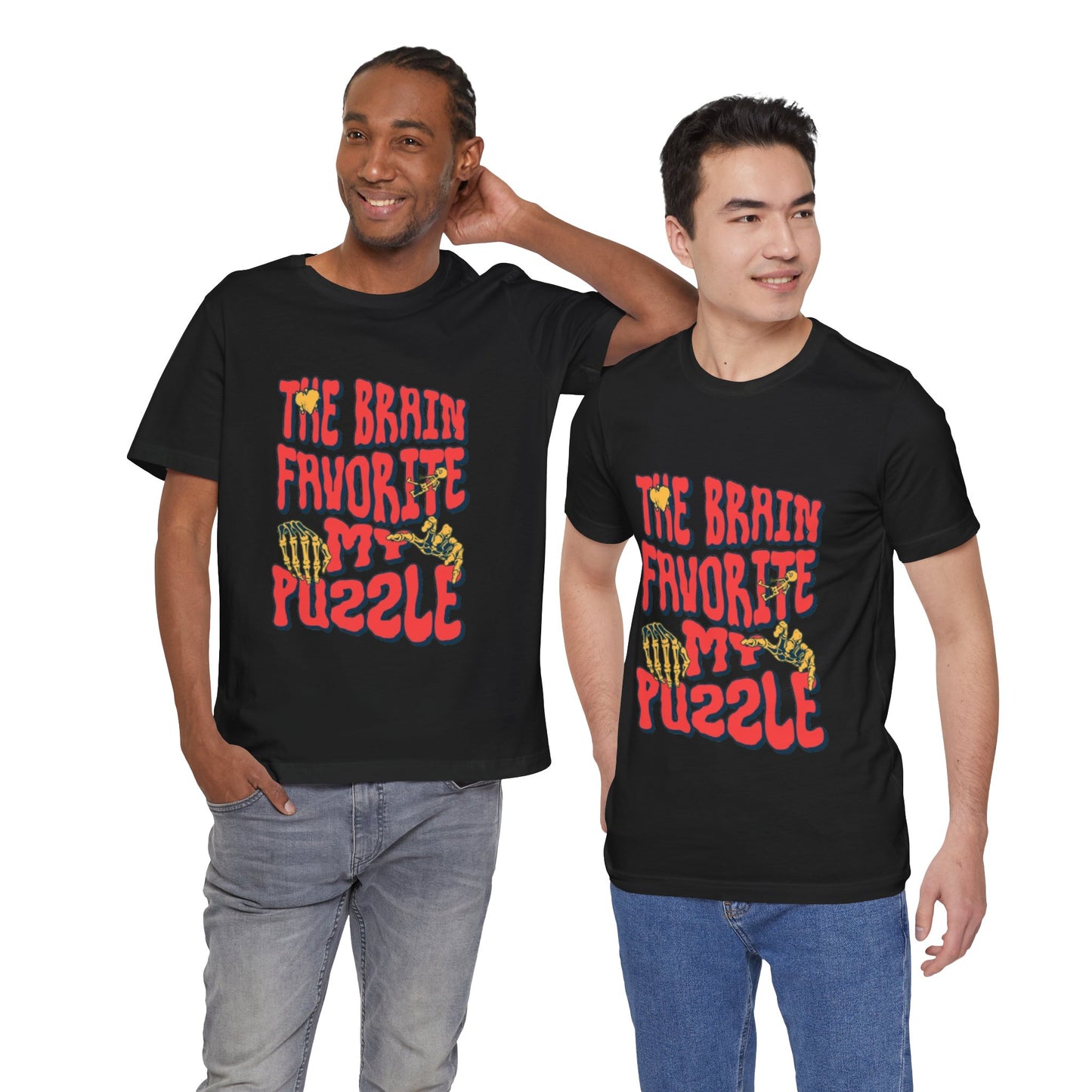 Psychology Enthusiast Unisex Tee - The Brain is my Favorite Puzzle