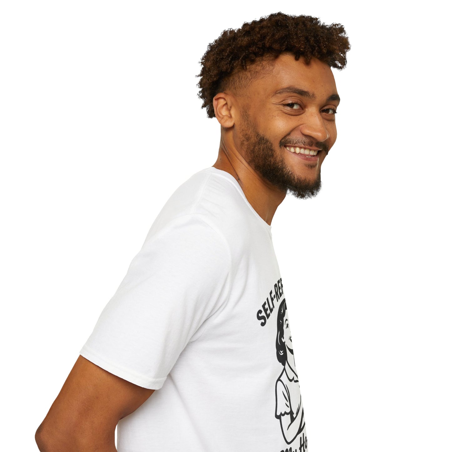 Self-Reflection Motivational Unisex T-Shirt, Self-Care Gift