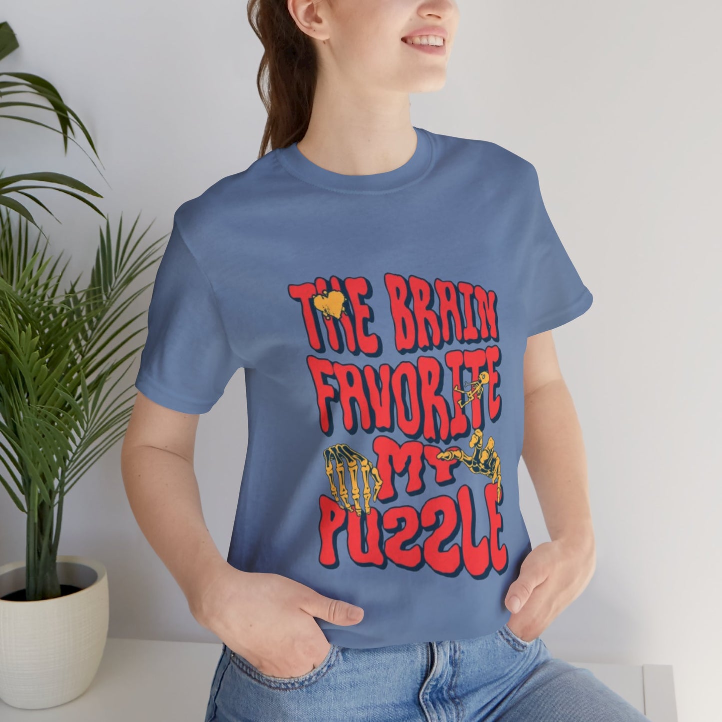 Psychology Enthusiast Unisex Tee - The Brain is my Favorite Puzzle