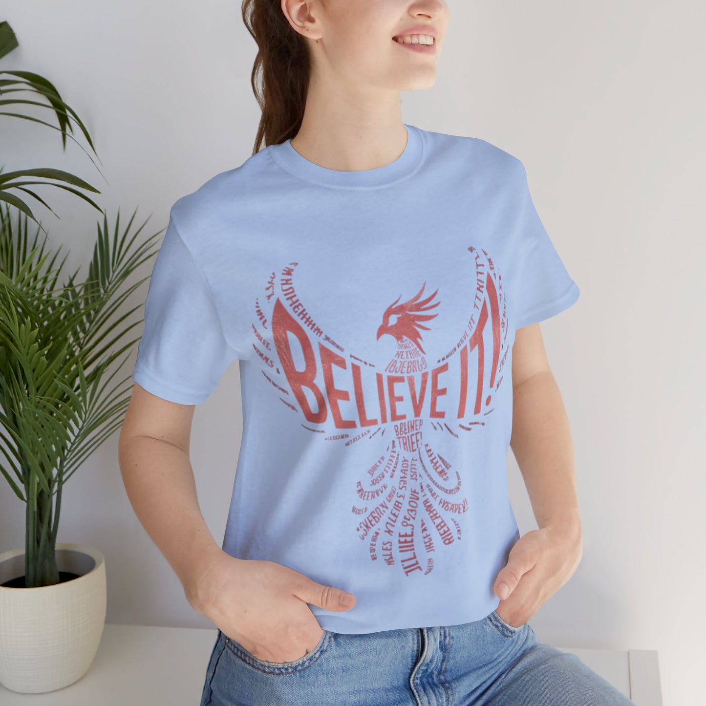 Unisex Jersey Short Sleeve Tee -Believe it