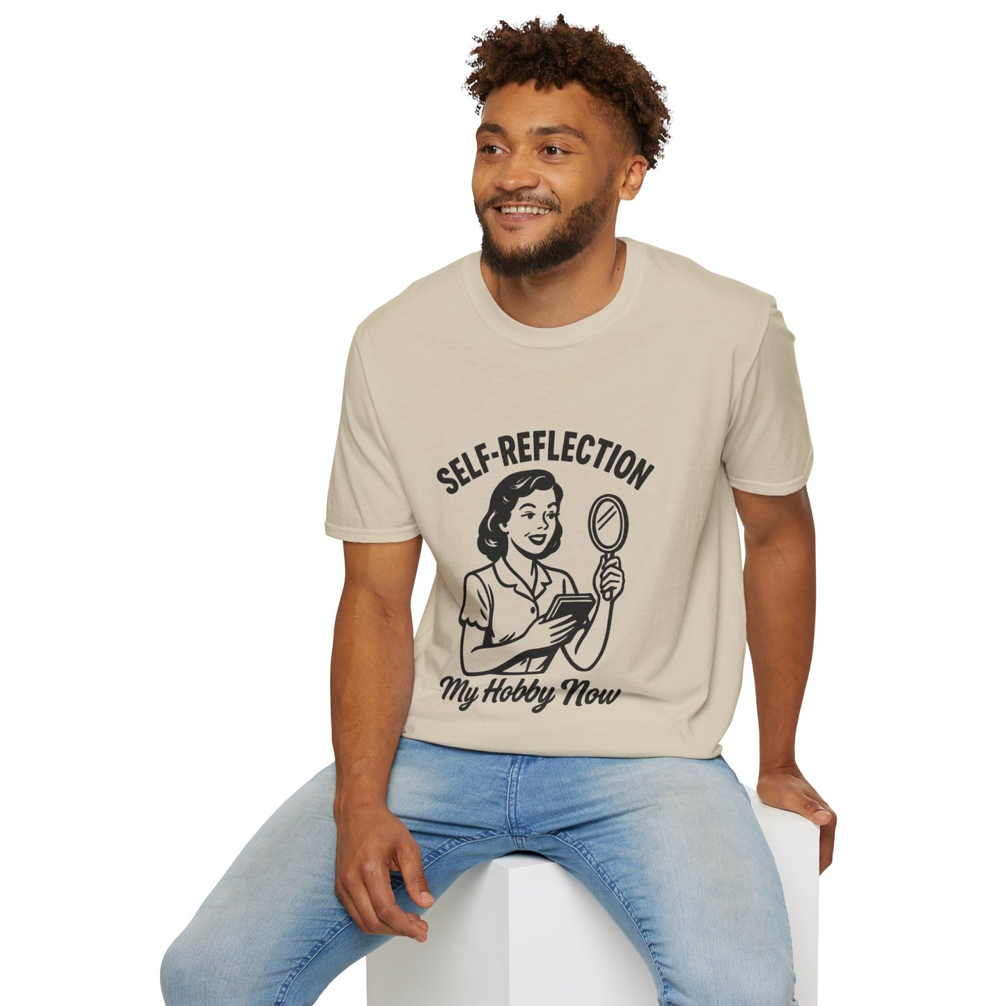 Self-Reflection Motivational Unisex T-Shirt, Self-Care Gift