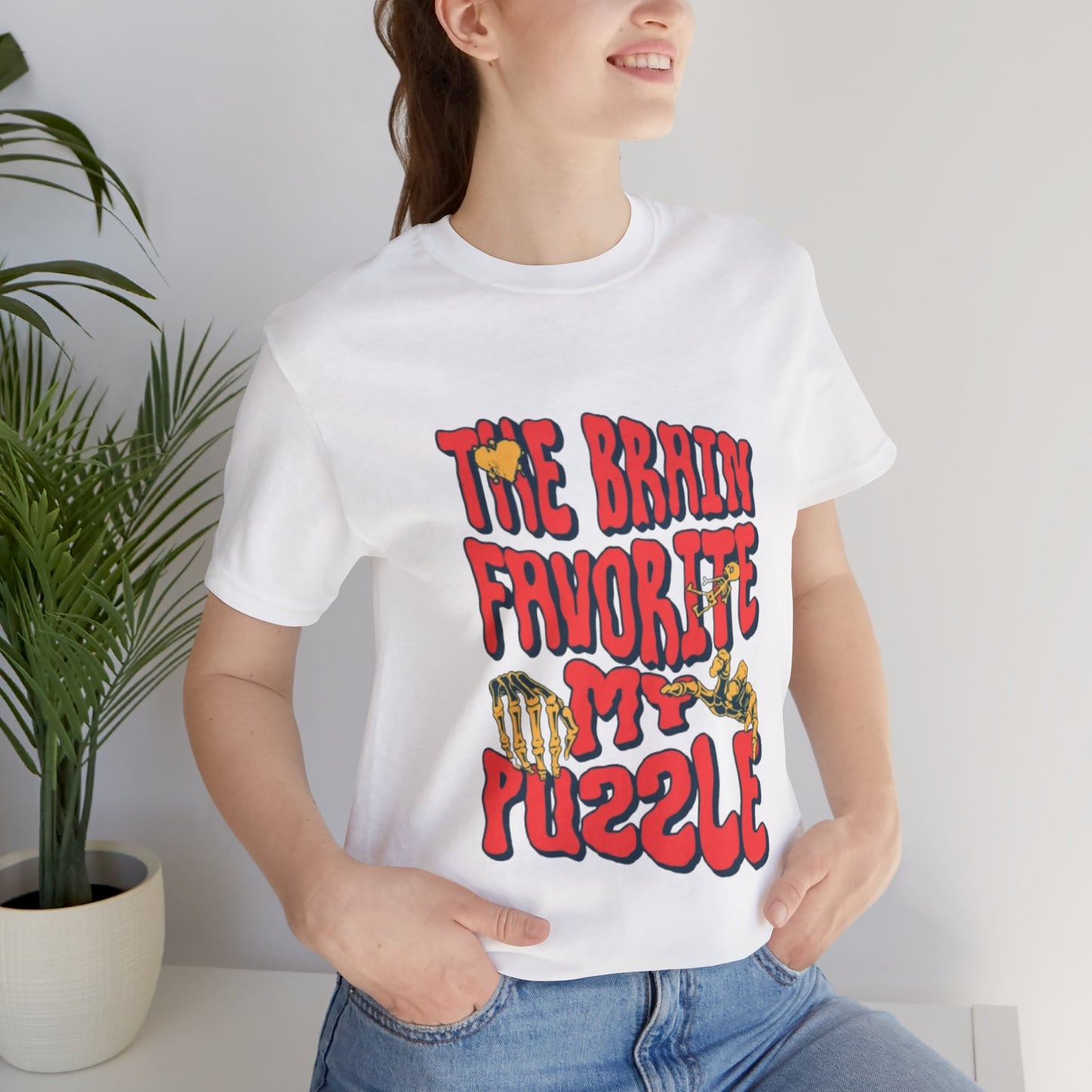 Psychology Enthusiast Unisex Tee - The Brain is my Favorite Puzzle