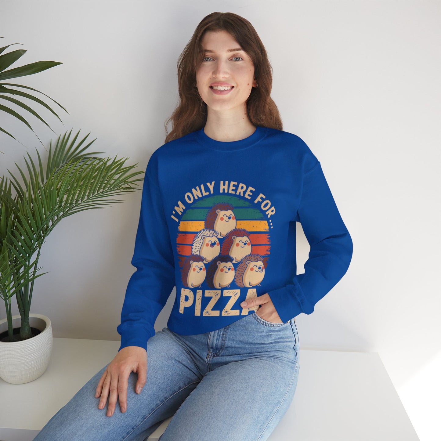 Crewneck Sweatshirt -Pizza Lover